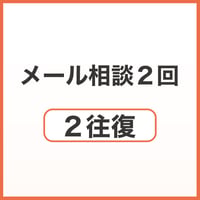 メール相談2回（2往復）
