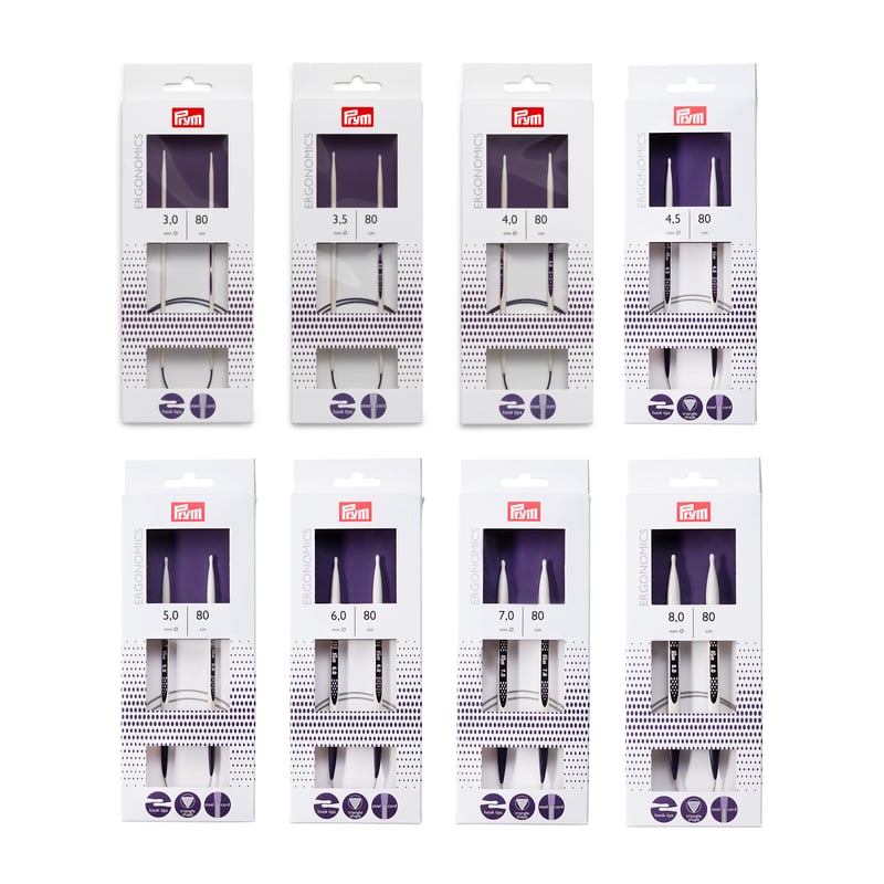 ダブルフローリン　5枚セット プリム No.215802～215811 エルゴノミクス 輪針80cm【正規代理店】 | mi