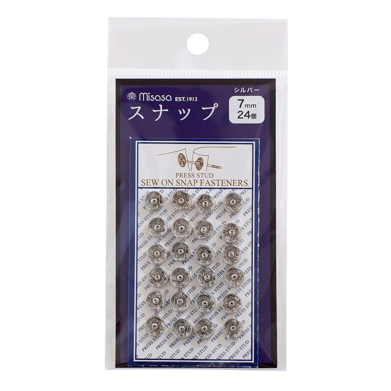さあページ No.9410～9419 スナップ【5mm～12mm・縫い縫い付けタイプ】 | misasa'