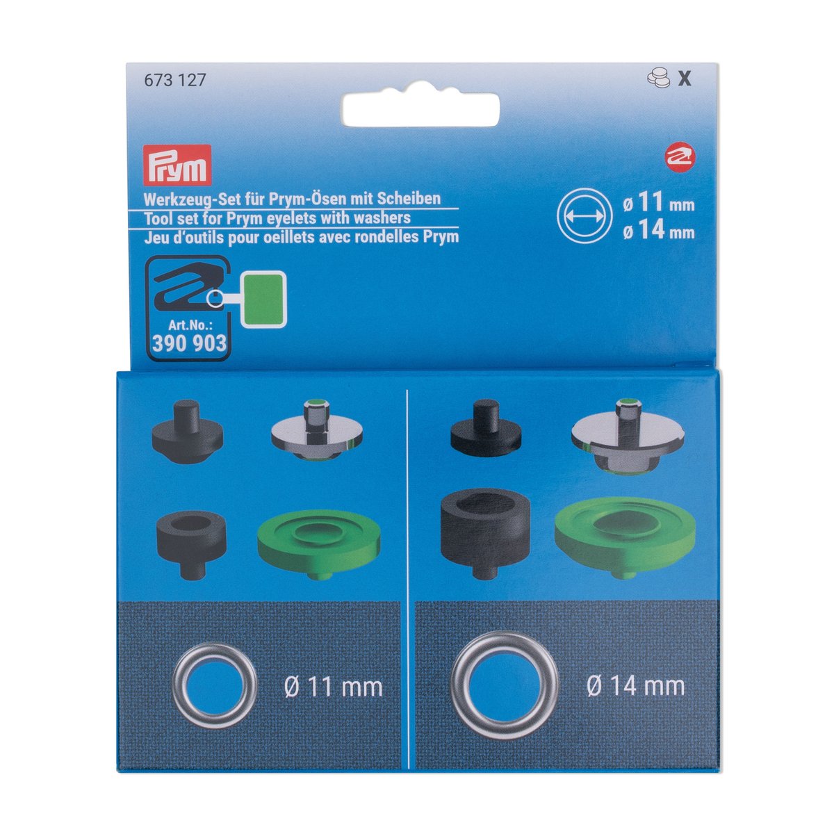 プリム No.2300 ヴァリオ・スターターセット（カシメ・ハトメ 7点