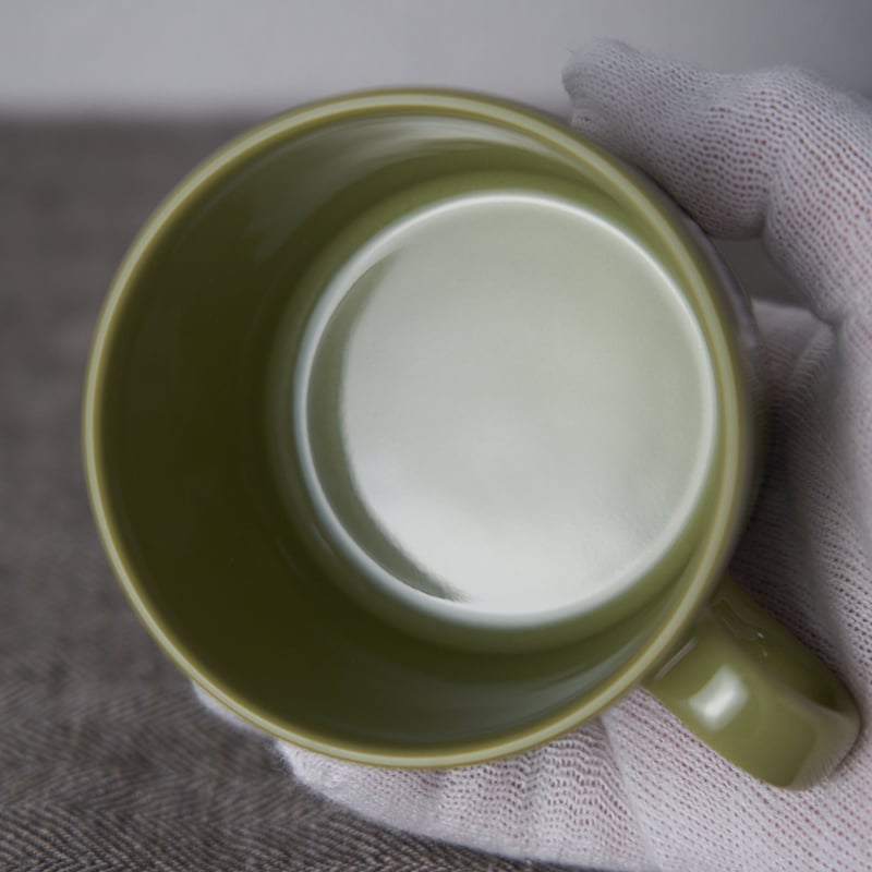 Arabia Teema ティーマ オリーブグリーン ティーカップC&S 02 | muchi