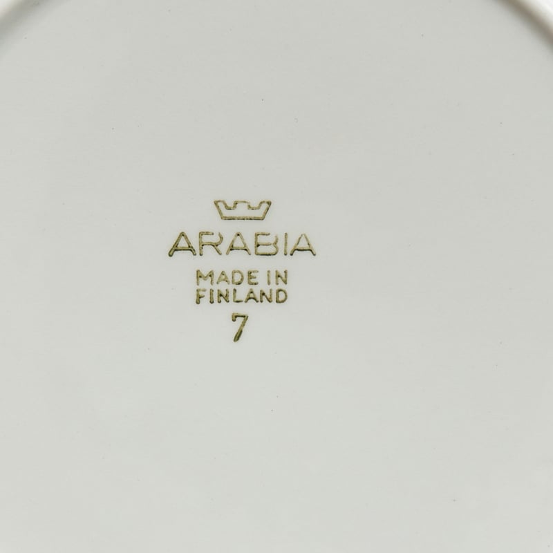 Arabia　Nyyrikki　ニューリッキ　プレート　17cm　ハンドペイント Arabia Nyyrikki ニューリッキ プレート 17cm ハンドペイント