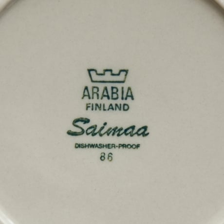 Arabia Saimaa サイマー 17cm プレート 01