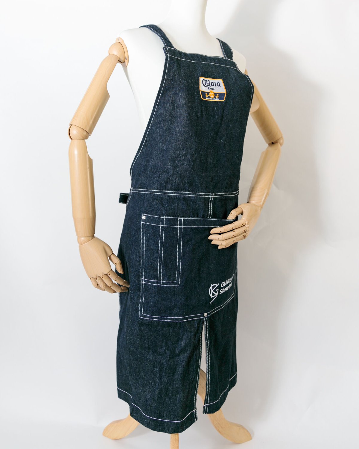 GUNkondo×MOTAアウトドアエプロン（BOOK CD付き）ダークインディゴ