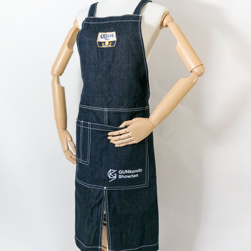 新品　希少　アメリカ製　タグ付き　ラウンドハウス インディゴ　エプロン ROUND HOUSE ラウンドハウス MADE IN USA デニムエプロン #99