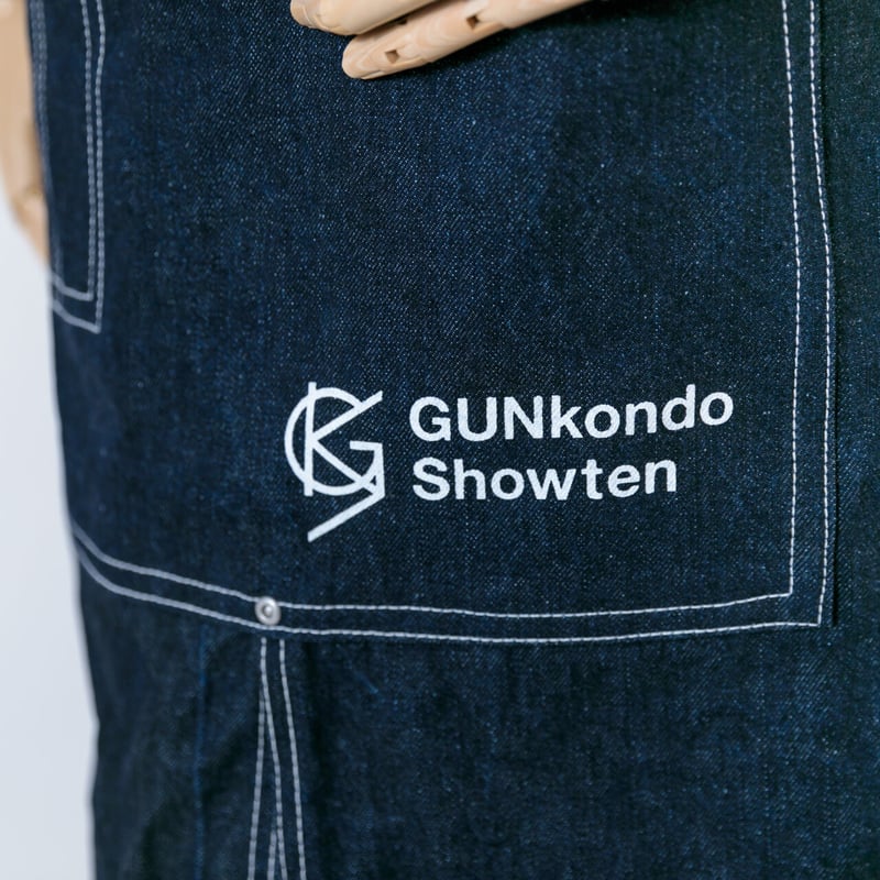 新品　希少　アメリカ製　タグ付き　ラウンドハウス インディゴ　エプロン 新品希少アメリカ製タグ付きラウンドハウス インディゴエプロン