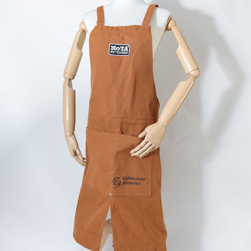 GUNkondo×MOTAアウトドアエプロン（BOOK CD付き）キャメル | GUNkond