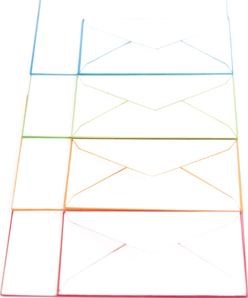 木版摺 色ふちレターセット | 江戸美学研究会