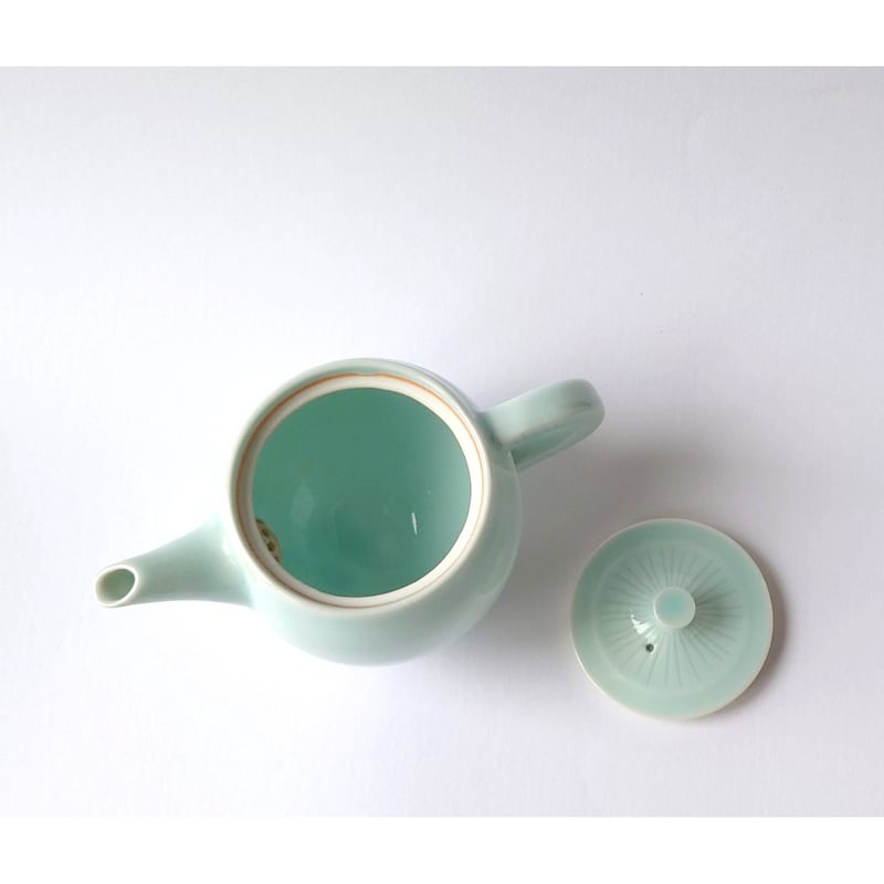 青白磁 急須｜谷口 左和子 | ギャラリー洛中洛外