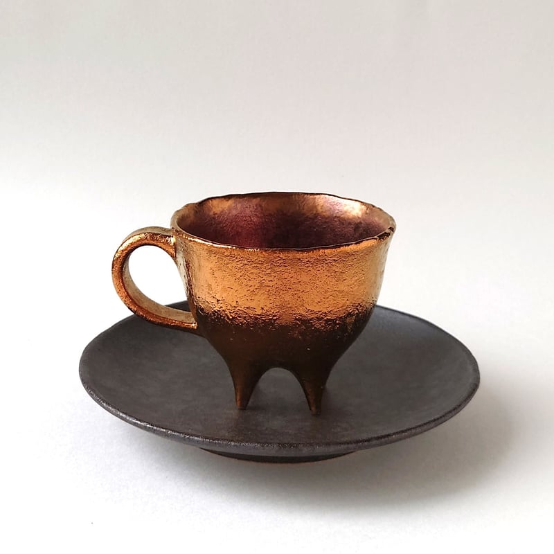四足 銅 珈琲碗皿｜番浦 匠 | ギャラリー洛中洛外