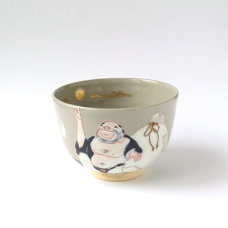 布袋さん　茶碗｜山本　雄次