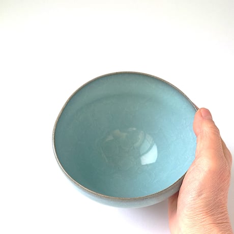 月白釉窯変　茶碗｜猪飼　祐一
