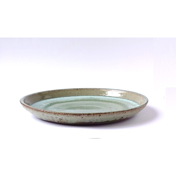 灰釉彩 平皿｜猪飼 祐一 | ギャラリー洛中洛外