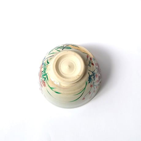 月秋草に蟷螂図　茶碗｜山本　雄次