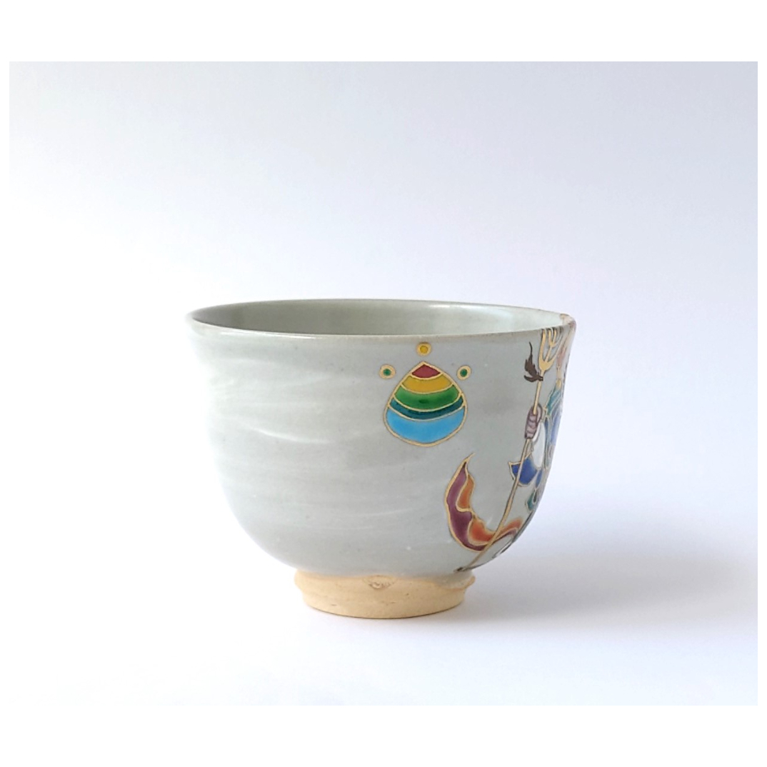 毘沙門天図 茶碗｜山本 雄次 | ギャラリー洛中洛外