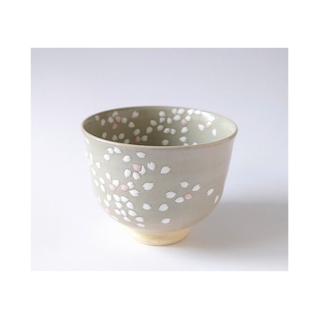 桜　花舞図　茶碗｜山本　雄次