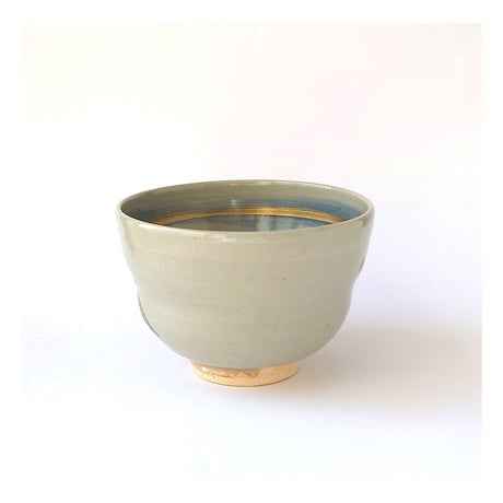 栃に百舌図　茶碗｜山本　雄次