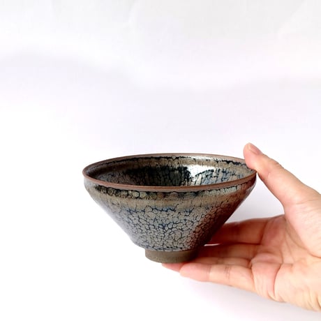 燿変油滴天目　茶碗｜鎌田　幸二