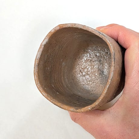 萩粉引　四方湯呑｜木村　宜正