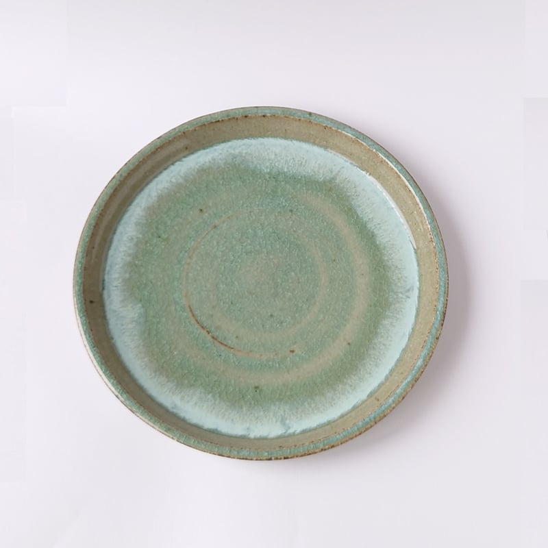 灰釉彩 平皿｜猪飼 祐一 | ギャラリー洛中洛外