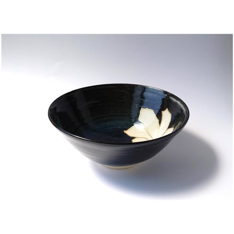 木槿図　茶碗｜山本　雄次