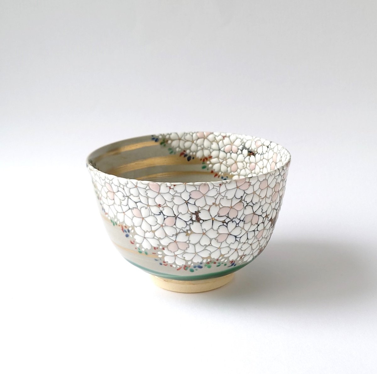 茶道具　茶碗　伊羅保萩之図　平安　麦波造「山本雄次」 茶道具 茶碗 伊羅保萩之図 平安 麦波造「山本雄次」 茶道具 茶碗 伊羅