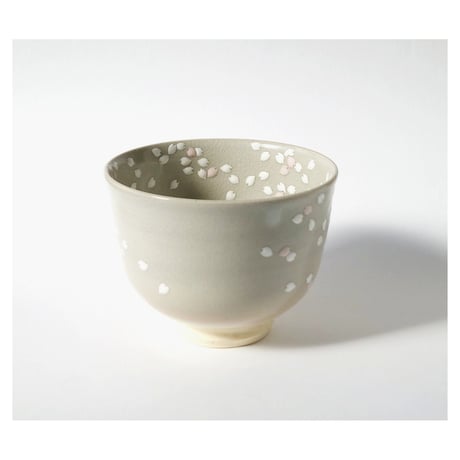 桜　花舞図　茶碗｜山本　雄次
