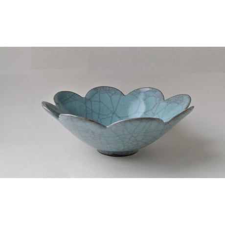 粉青瓷　輪花鉢｜木村展之