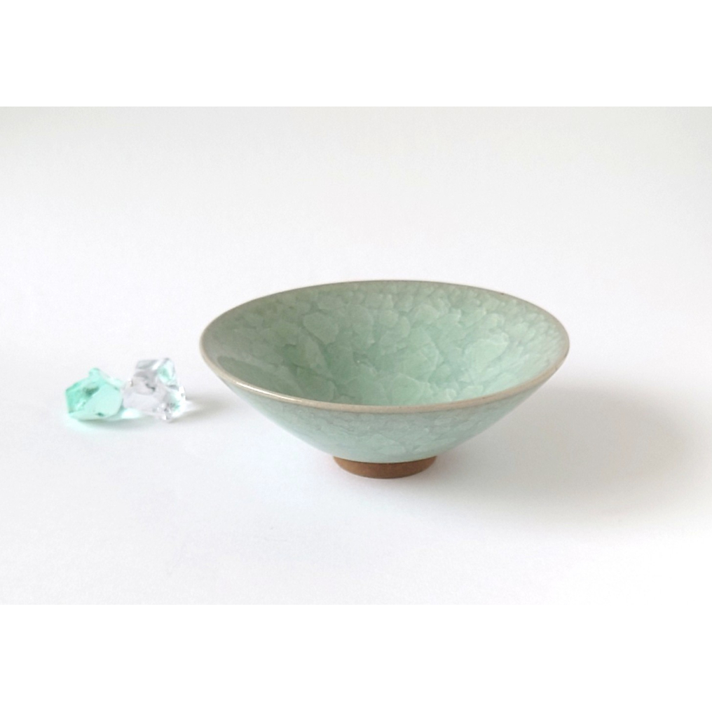 氷裂紋萌黄 大盃｜西嶋秀樹 | ギャラリー洛中洛外