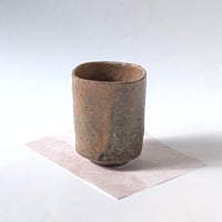 萩粉引　四方湯呑｜木村　宜正