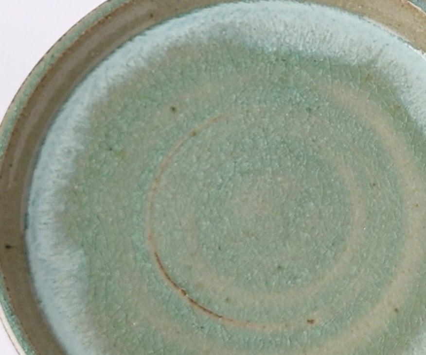 新品　京焼　清水焼　喜兵衛窯　猪飼祐一　灰釉彩竹花生　花瓶　花入　陶芸 新品 京焼 清水焼 喜兵衛窯 猪飼祐一 灰釉彩竹花生 花瓶 花入 陶芸