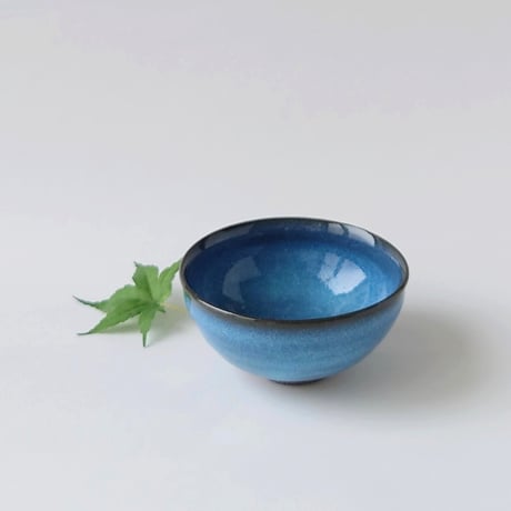 真贋保証□鎌田幸二 作□ 河南天目 酒盃 箱無 まずい 窯変 酒器 酒杯 