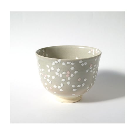 桜　花舞図　茶碗｜山本　雄次