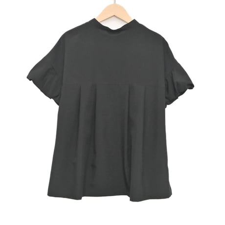 ECOウェザー×シアーチェックパフブラウス