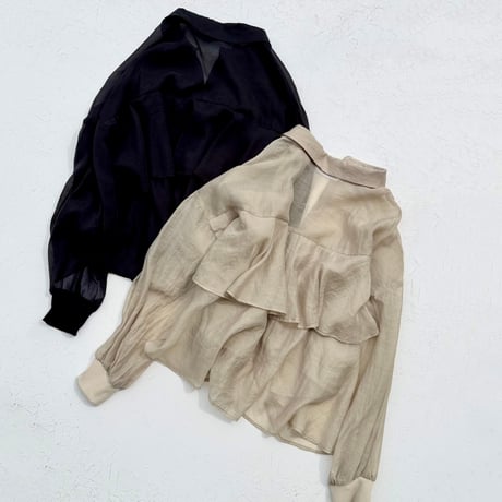 ナチュラルシアーティアードシャツ(6月上旬入荷予定)