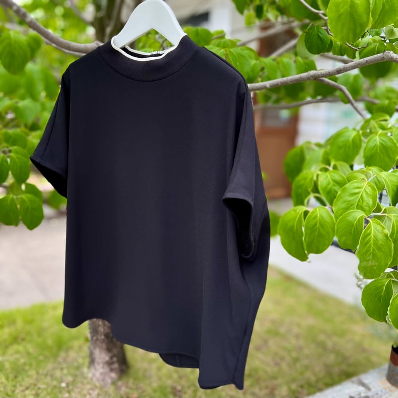 【新品未使用タグ付】TONAL バイカラーキーネックブラウス 高身長 ピンタックブラウス（トールサイズ） 通販【ニッセン】