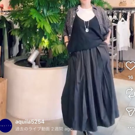 コットンニットキャミソール