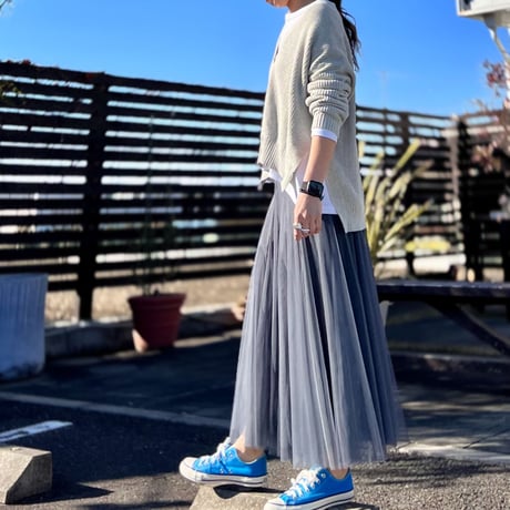 サーキュラーチュールスカート