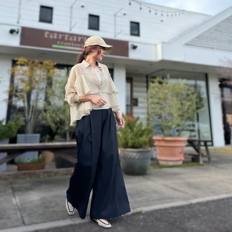 ナチュラルシアーティアードシャツ(6月上旬入荷予定)