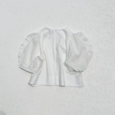 フリルスリーブブラウス