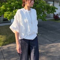 シフォンフリルブルゾン