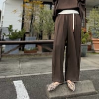 サイドフリンジベルト付きパンツ