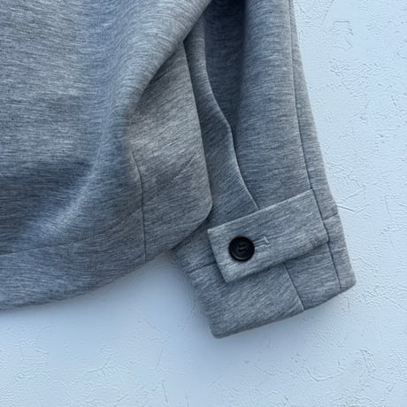 ボンディングノーカラージャケットブルゾン