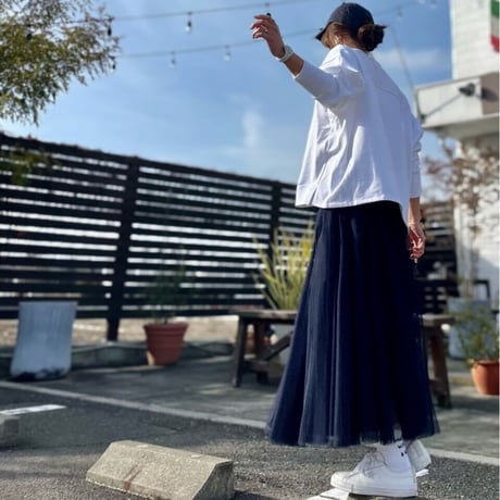 サーキュラーチュールスカート