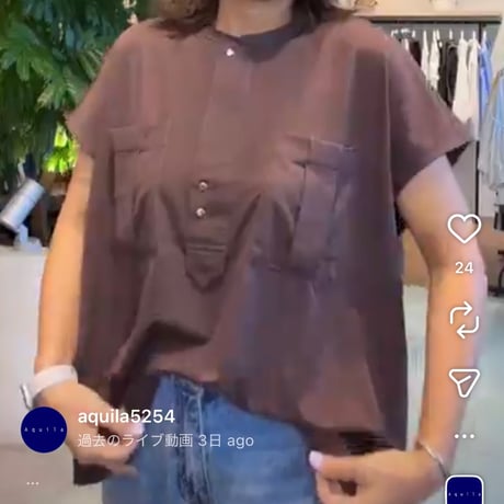 ブラウスカットソー