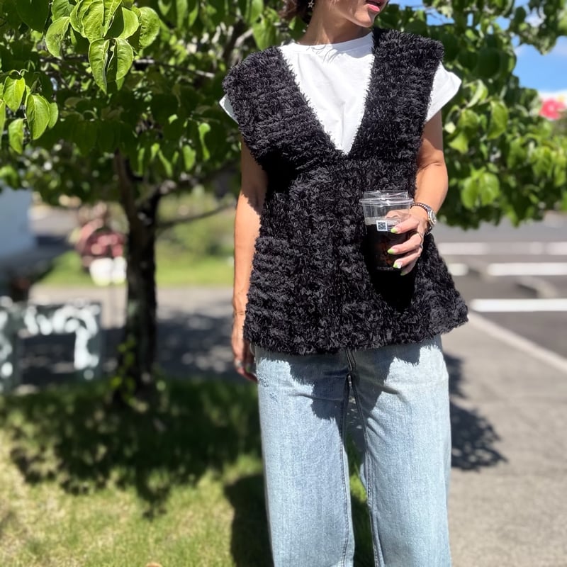 3Dチュールフリルベスト | Aquila