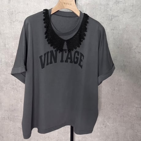 ネックレス付きヴィンテージTシャツ