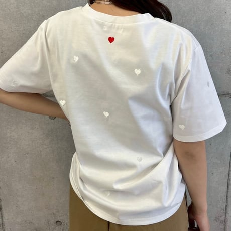 ハート♡刺繍Tシャツ