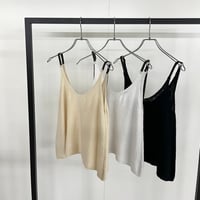 コットンニットキャミソール