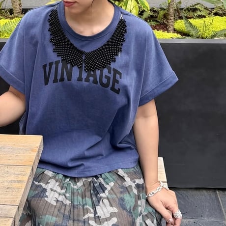 ネックレス付きヴィンテージTシャツ